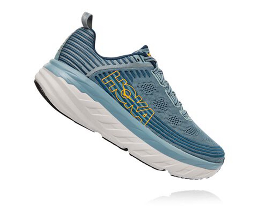 Chaussure Running Hoka One One Bondi 6 Homme - Bleu - SWR-261457